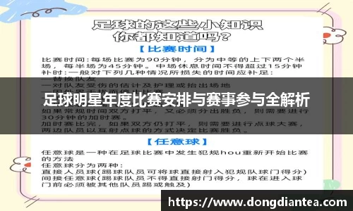 足球明星年度比赛安排与赛事参与全解析